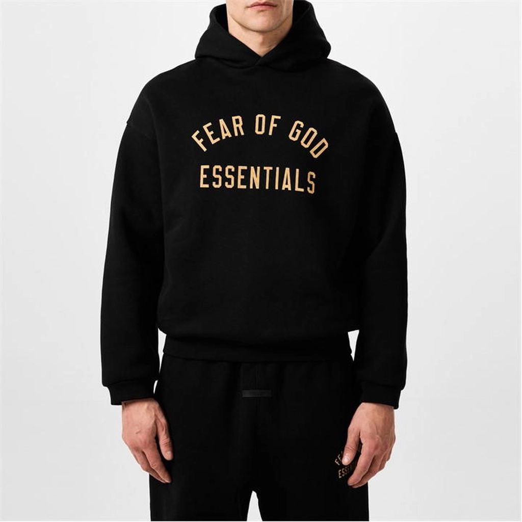Fear of God Essentials Fleece Hoodie - Black